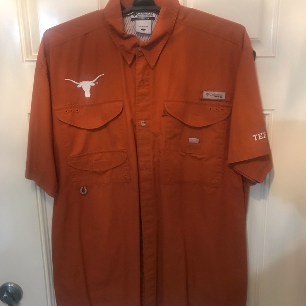 Texas Longhorns Columbia PFG shirt L